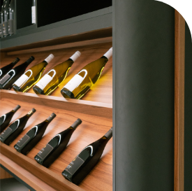 exposition bouteilles domaine 